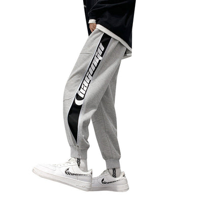 Men's Fashionable Fall Winter Footband Sweatpants SHOPPORA