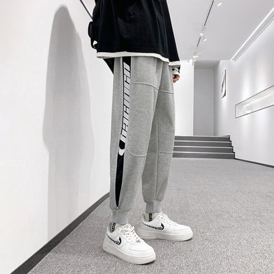 Men's Fashionable Fall Winter Footband Sweatpants SHOPPORA