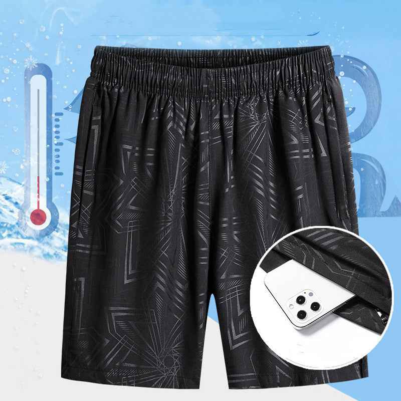 Men's Summer Loose Outer Wear Casual Printed Pants