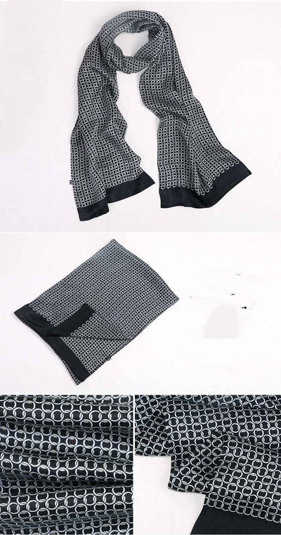 Men's silk scarf