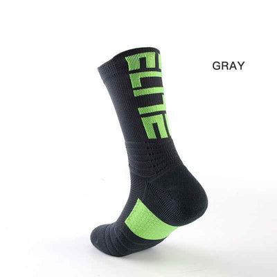 Men's Basketball Socks Letter High-top Thickening Moisture-absorbing Sports Tide Socks
