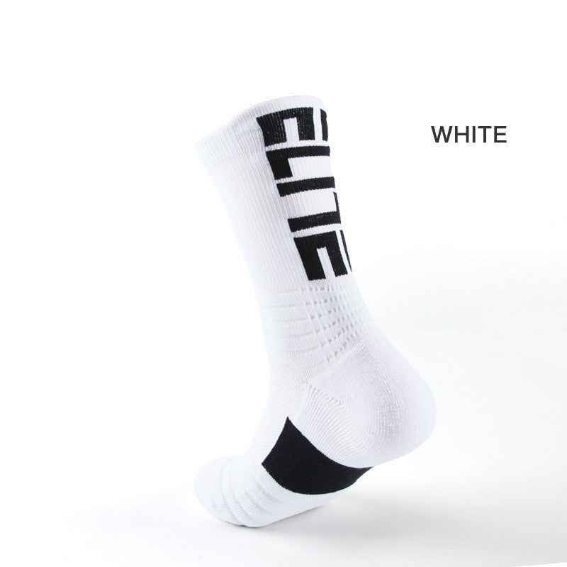 Men's Basketball Socks Letter High-top Thickening Moisture-absorbing Sports Tide Socks