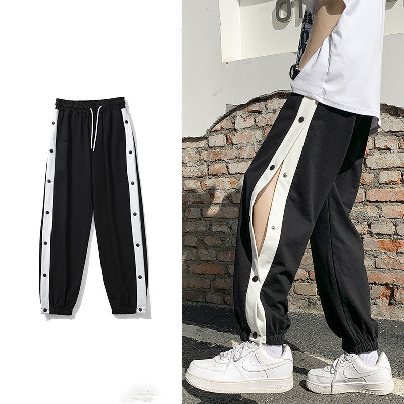Breasted Sports Casual Pants Women's Summer Thin Loose-fitting Feet SHOPPORA