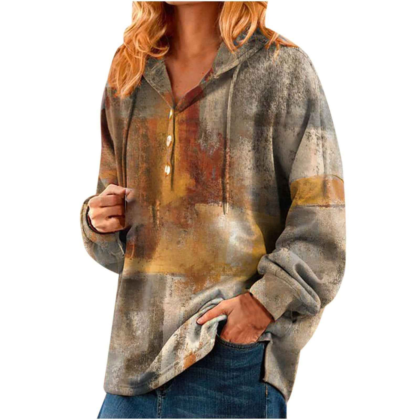 Ladies Short Casual Hooded Christmas Sweater