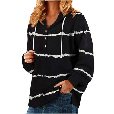 Ladies Short Casual Hooded Christmas Sweater