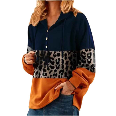 Ladies Short Casual Hooded Christmas Sweater