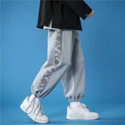 Loose Tie Foot Casual Trousers Men's Fashion SHOPPORA
