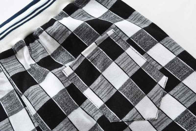 Summer Plaid Men's Casual Shorts