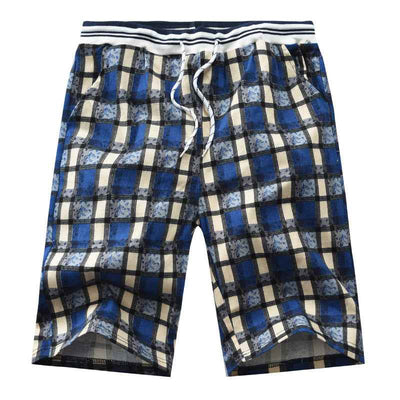 Summer Plaid Men's Casual Shorts