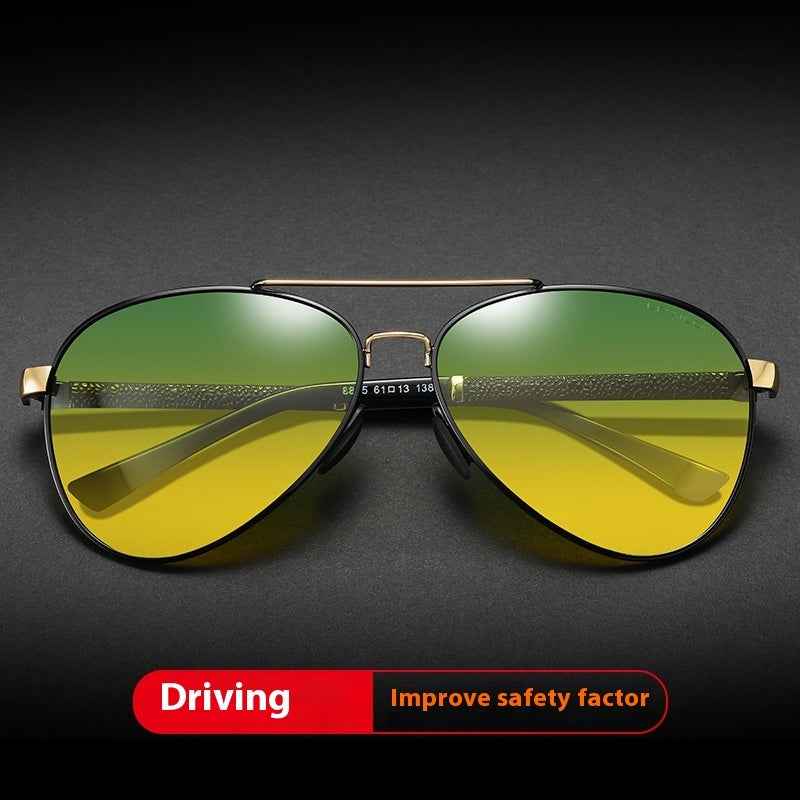 Day And Night Polarized Sunglasses Night Vision Glasses