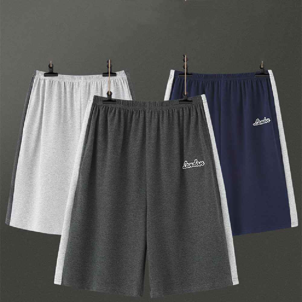 Summer Men's Loose Short Chic Personality Pants