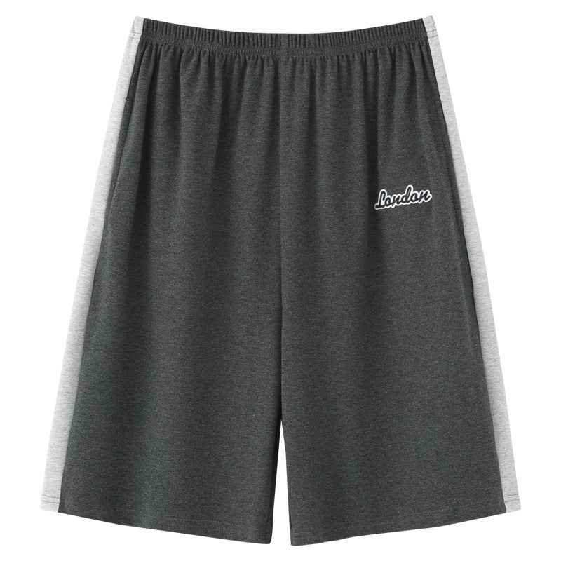 Summer Men's Loose Short Chic Personality Pants