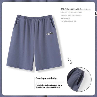 Summer Men's Loose Short Chic Personality Pants