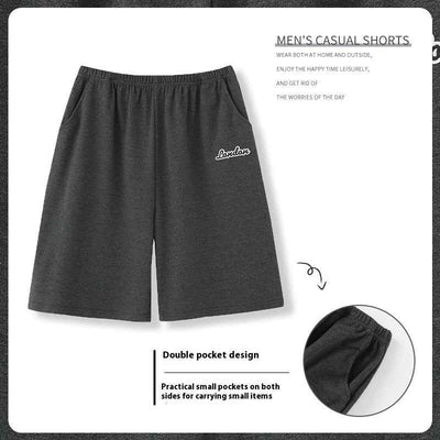 Summer Men's Loose Short Chic Personality Pants