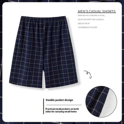 Summer Men's Loose Short Chic Personality Pants