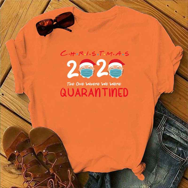 Women's Christmas animal flower short sleeves