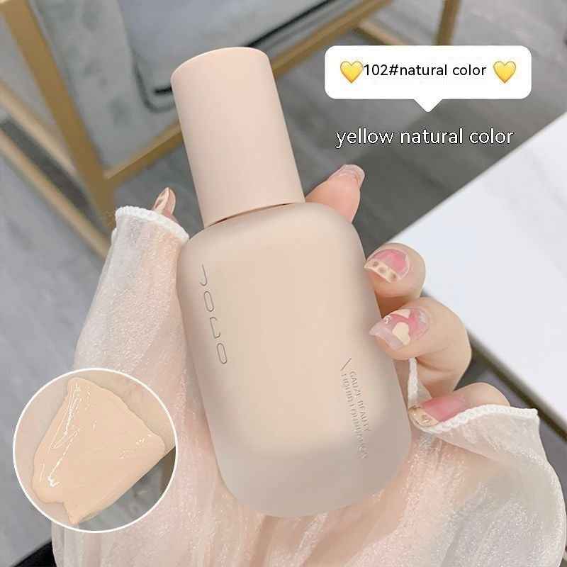 Light Yarn Skin Beauty Liquid Foundation Lightweight Moisturizing Long-lasting Concealer Waterproof And Sweat-proof