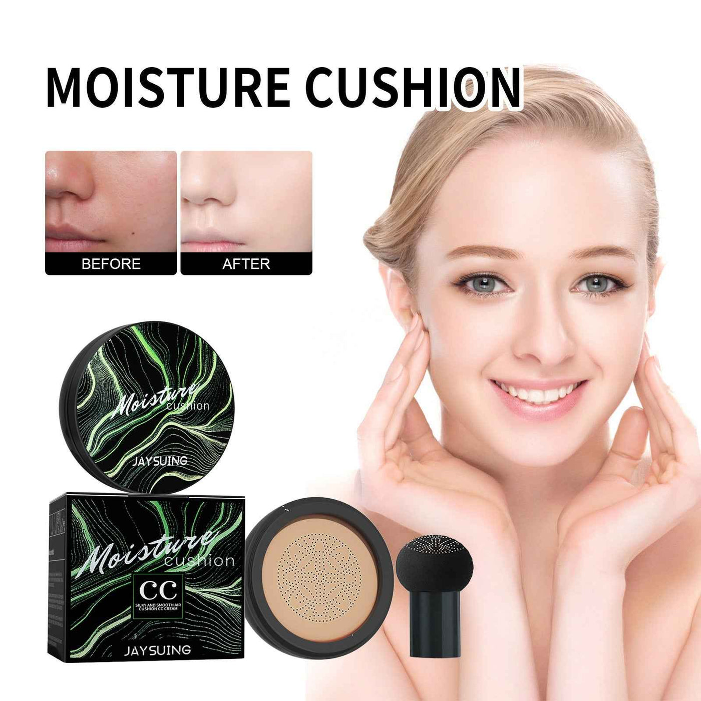 Mushroom-shaped Haircut Air Cushion Moisturizing Long-lasting Foundation