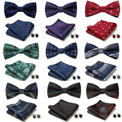 Men's Formal Suit British Korean Bow Tie