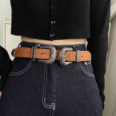 Women's Belt Fashion European And American Style Three-piece Set