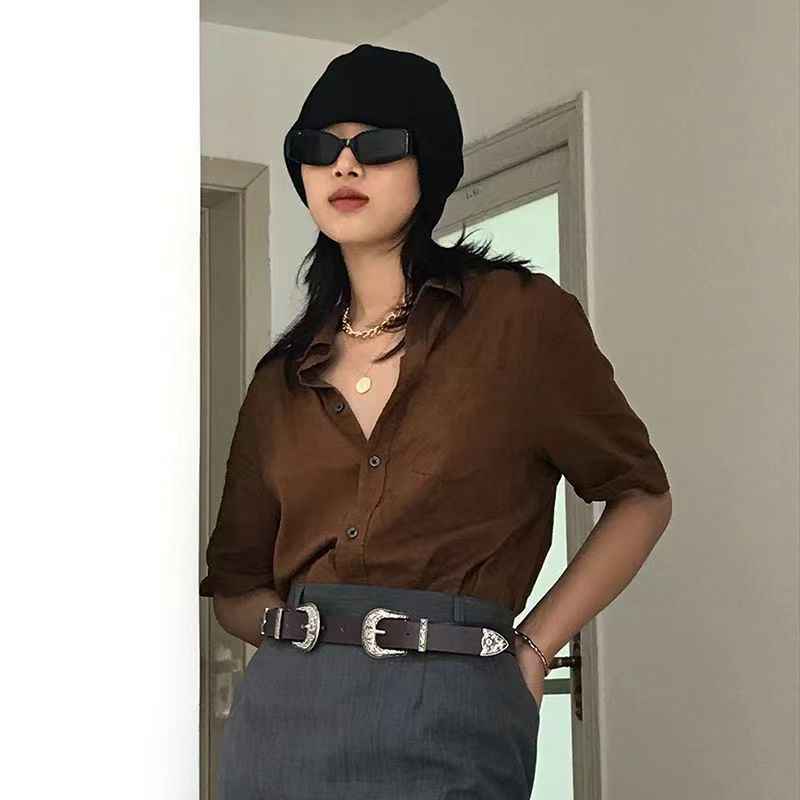 Women's Belt Fashion European And American Style Three-piece Set