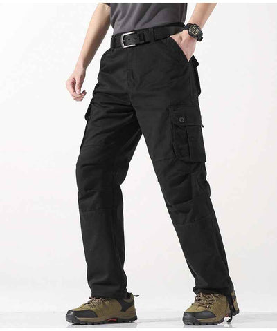 Men's Spring Three-dimensional Pocket Straight-leg Trousers Outdoor