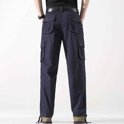 Men's Spring Three-dimensional Pocket Straight-leg Trousers Outdoor