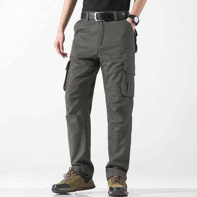 Men's Spring Three-dimensional Pocket Straight-leg Trousers Outdoor