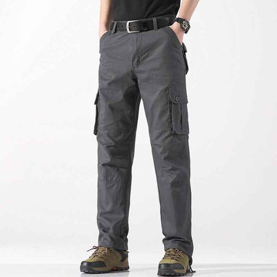 Men's Spring Three-dimensional Pocket Straight-leg Trousers Outdoor