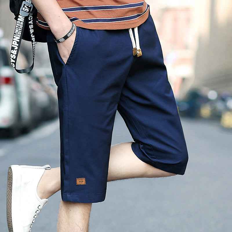 Casual Fashion Cotton Sports Loose Five-point Pants