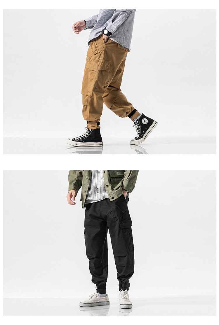 Retro straight Velcro overalls