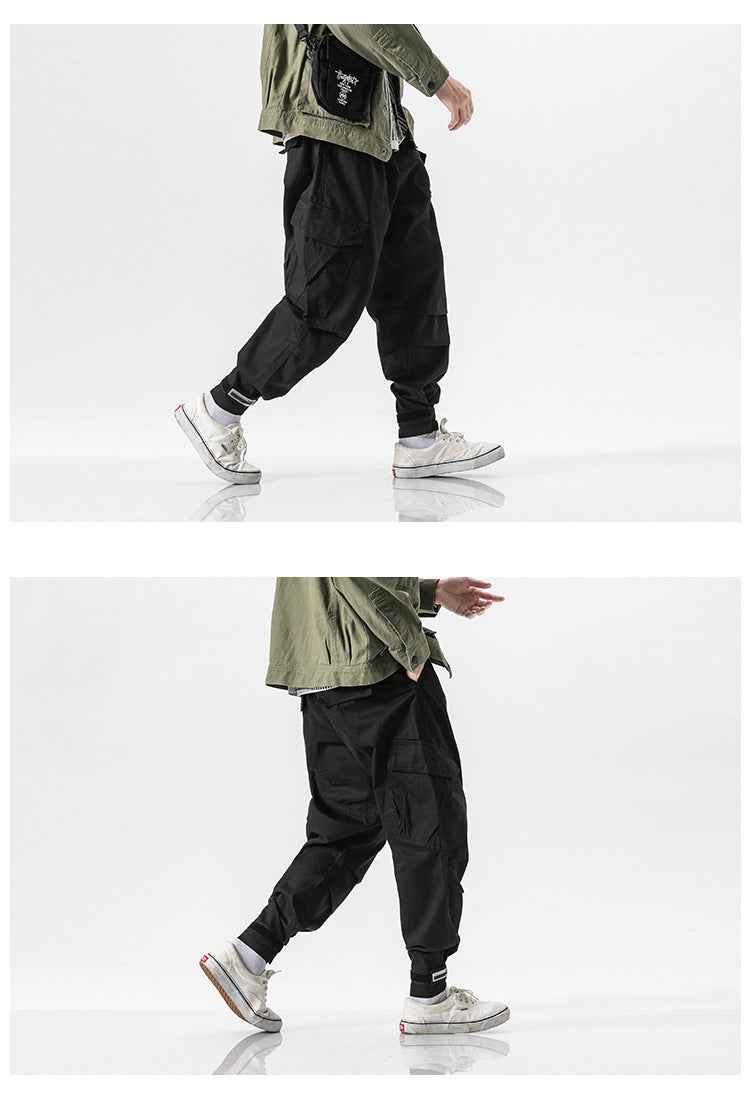 Retro straight Velcro overalls