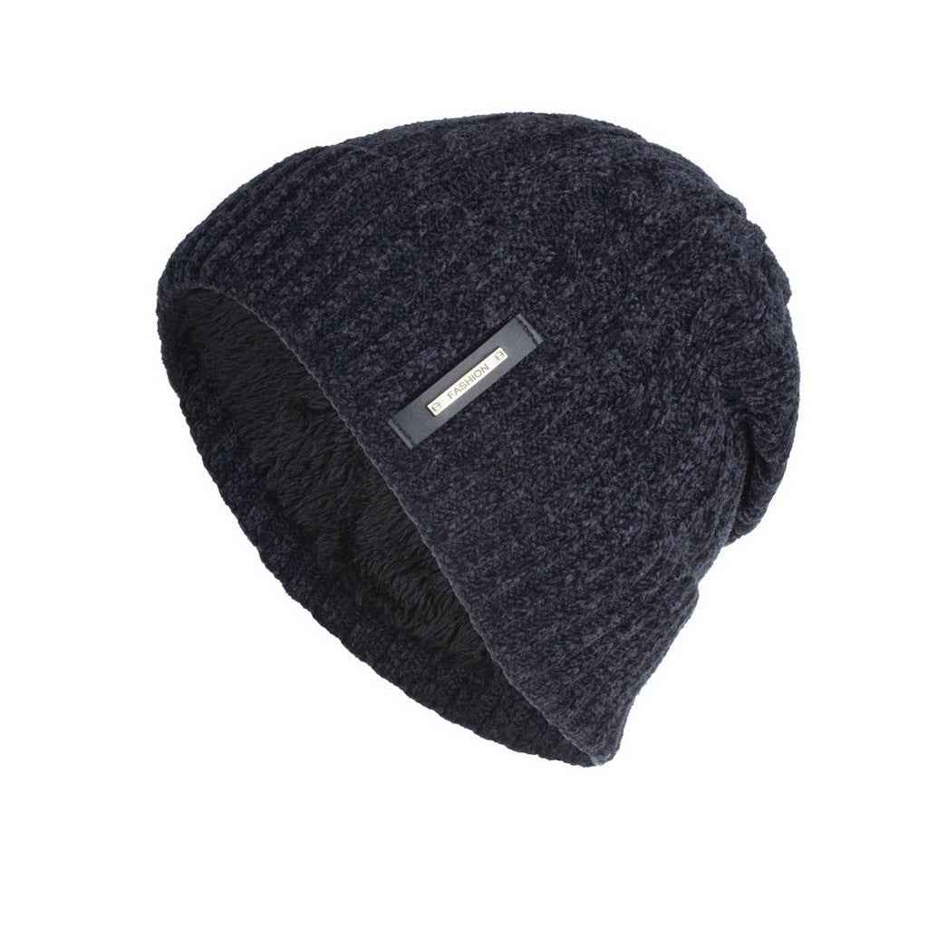 New Fleece Multicolor Chenille Twist Hat