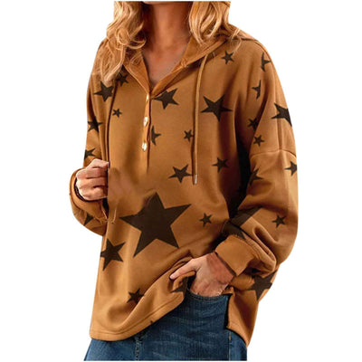 Ladies Short Casual Hooded Christmas Sweater