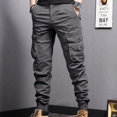 New Summer Casual Drawstring Workwear Pants Men SHOPPORA
