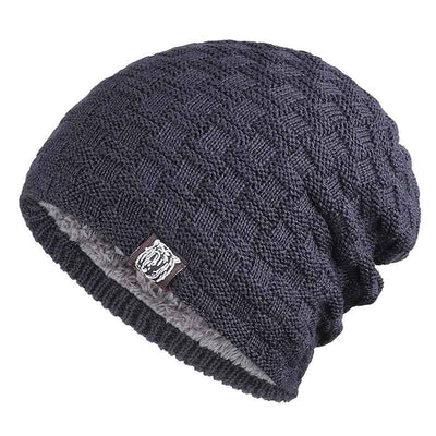 Tiger Label Fleece Warm Men's Hat