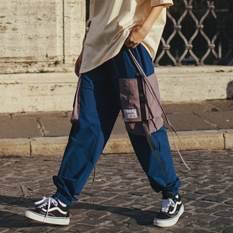 Men's Side Pockets Cargo Harem Pants SHOPPORA