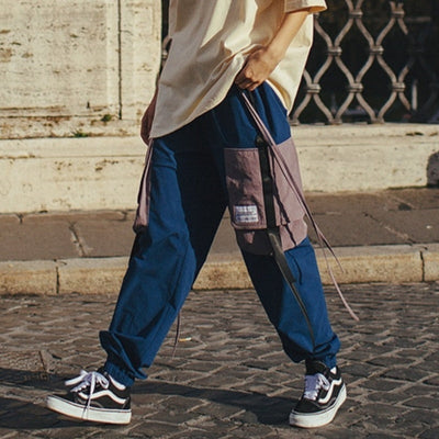 Men's Side Pockets Cargo Harem Pants SHOPPORA