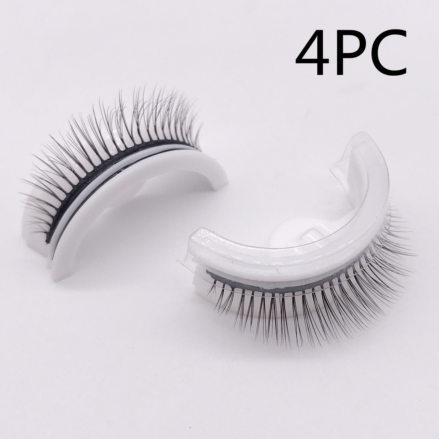 Reusable 3D Mink Lashes Natural False Eyelashes Self Adhesive Fake Glue Free Makeup Eyelash Extension Silk SHOPPORA