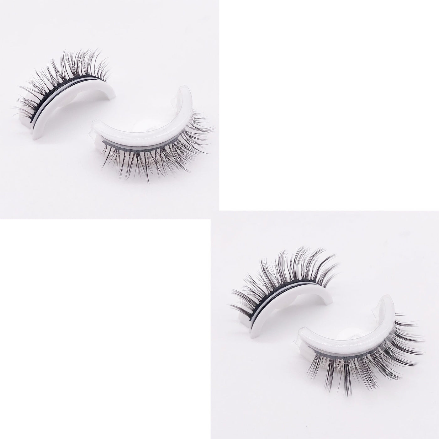 Reusable 3D Mink Lashes Natural False Eyelashes Self Adhesive Fake Glue Free Makeup Eyelash Extension Silk SHOPPORA