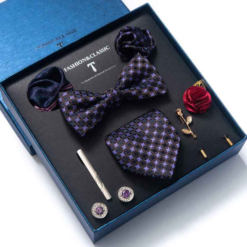 Tie 8-piece Set Formal Suit Men
