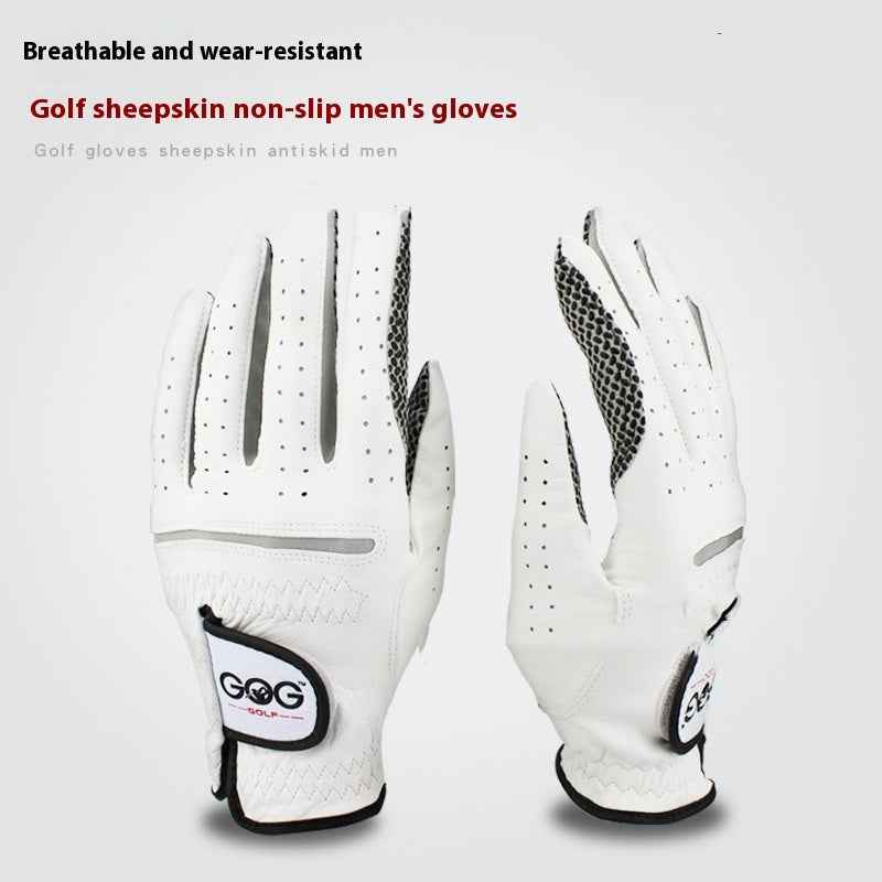 Golf Gloves Men's Sheepskin Leather