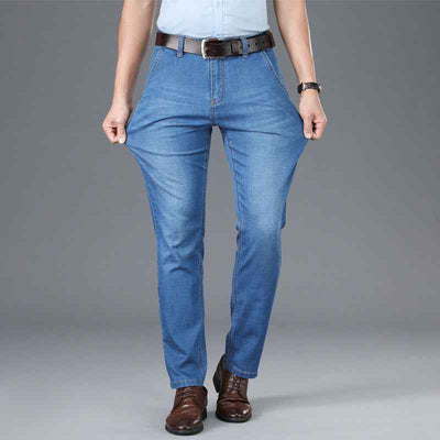 Men's business straight jeans
