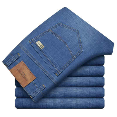 Men's business straight jeans