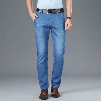 Men's business straight jeans