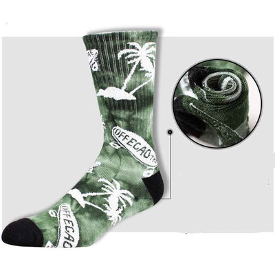 Men's Tube Socks Autumn And Winter Towel Bottom Skateboard Thickened Maple Tide Basketball Socks