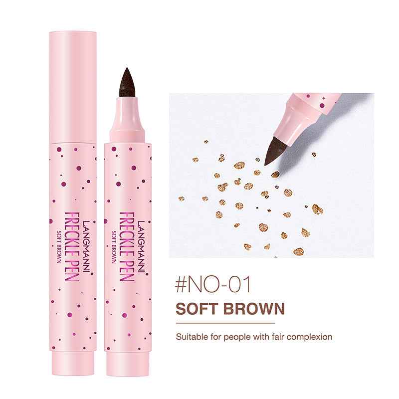 Natural Freckle Pen Faux Freckles Makeup Pen Long Lasting Waterproof Neutral Lightweight Freckle Makeup Tool