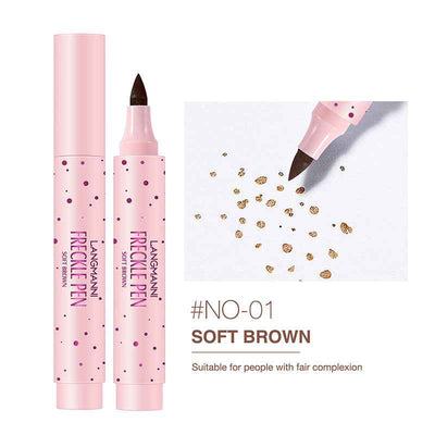 Natural Freckle Pen Faux Freckles Makeup Pen Long Lasting Waterproof Neutral Lightweight Freckle Makeup Tool