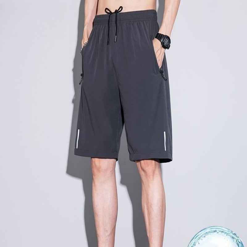 Thin Ice Silk Quick-drying Running Fitness Men's Sports Shorts