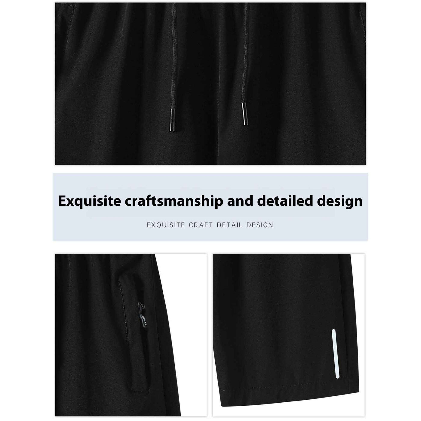 Thin Ice Silk Quick-drying Running Fitness Men's Sports Shorts